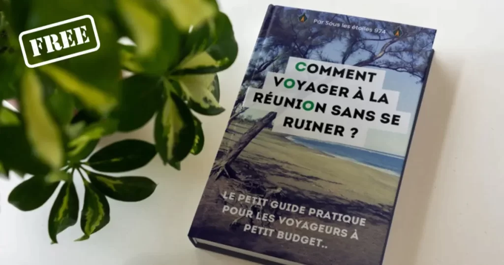Couverture de l'ebook gratuit « Comment voyager à La Réunion sans se ruiner »