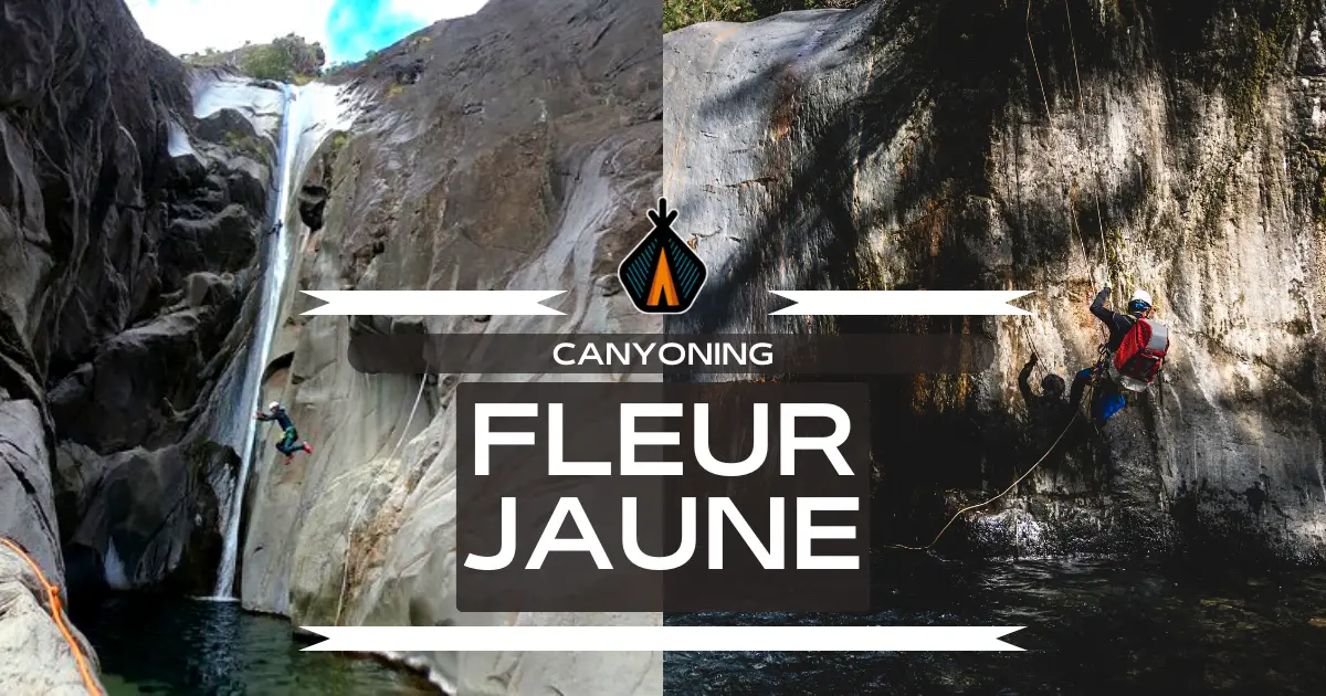 Canyoning Fleur Jaune à Cilaos avec rappels et roches sculptées