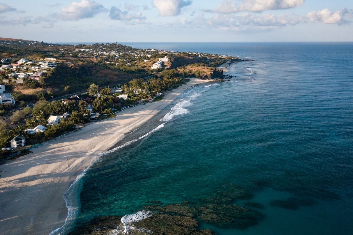 Lagon ouest vu du ciel