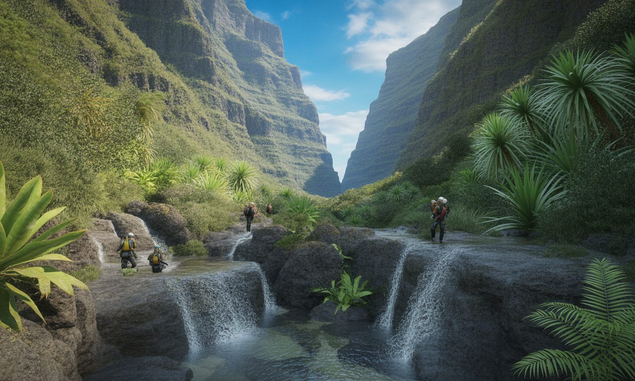 découvrez l’aventure canyoning à trou blanc et salazie avec canyon attitude à la réunion. profitez de sensations fortes au cœur de paysages exceptionnels, encadré par des professionnels passionnés.